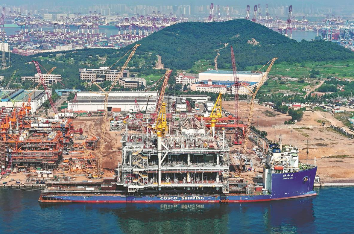 Laatste bedrijfsblogs Een groot Chinees offshore olie- en gasplatform werd officieel geleverd in Qingdao.