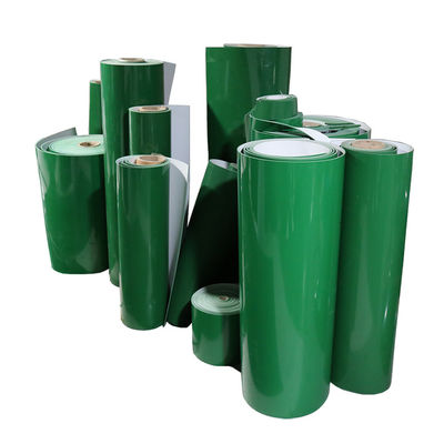 Elastieke PVC-transportband voor het transport van vloeibare bulk- en verpakte levensmiddelen