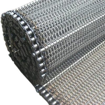 304 roestvrij staaldraad Mesh Conveyor Belt Fire Resistant
