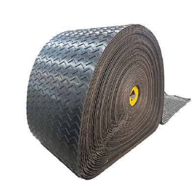 OEM ODM Rubbertransportband 500mm van het Visgraatpatroon Breedte