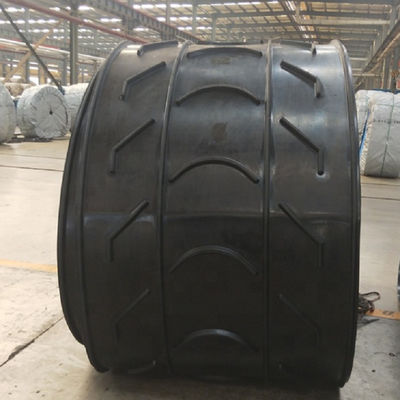 Zwarte de Transportbandriem 300800mm van het visgraatpatroon Breedte