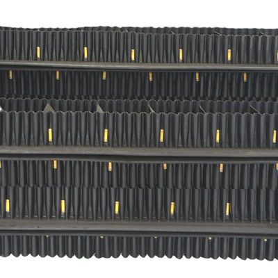 Zwarte GolfzijwandTransportband NN100 NN150 NN200