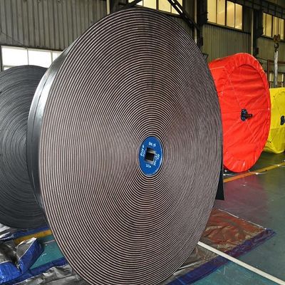 Draagbare 900mm RubberTransportbanden voor Cement 10 Lagen